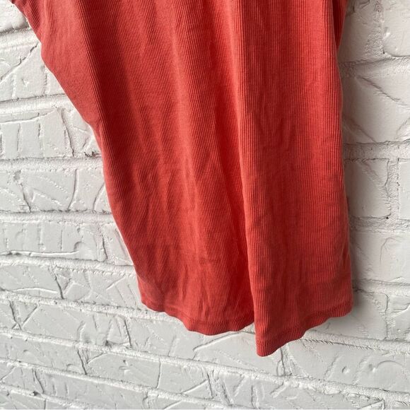 Anthropologie Pilcro Coral Ribbed Tank Top Size Small - Picture 7 of 9